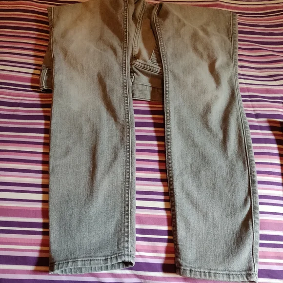 32 7 for all mankind the Skinny Grey Jeans - Picture 13 of 16